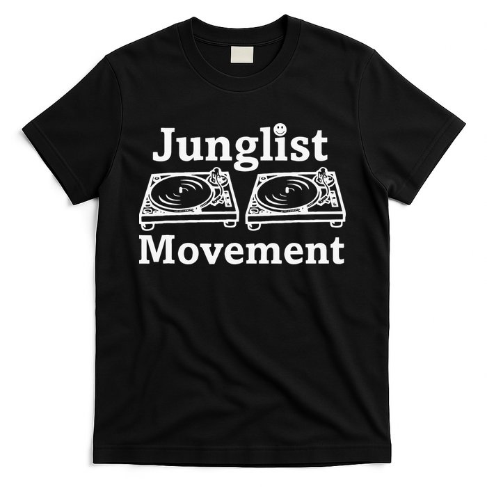 Junglist Movement Jungle Drum And Bass Music Design T-Shirt