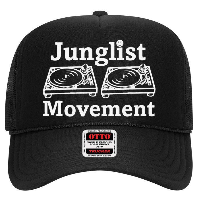 Junglist Movement Jungle Drum And Bass Music Design Trucker Hat
