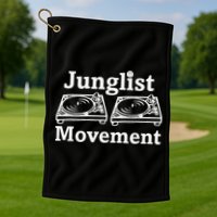 Junglist Movement Jungle Drum And Bass Music Design Golf Towel