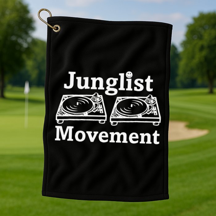 Junglist Movement Jungle Drum And Bass Music Design Golf Towel