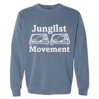 Junglist Movement Jungle Drum And Bass Music Design Garment-Dyed Sweatshirt