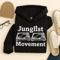 Junglist Movement Jungle Drum And Bass Music Design Hoodie