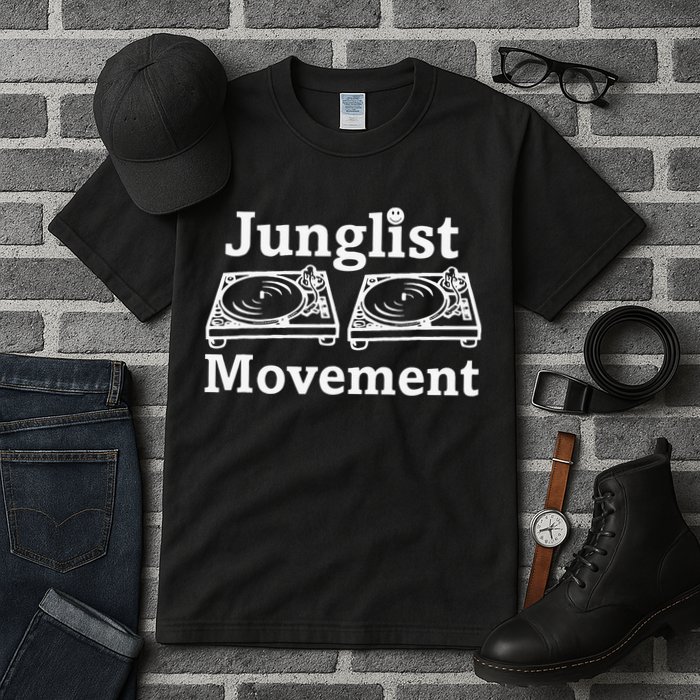 Junglist Movement Jungle Drum And Bass Music Design Tall T-Shirt