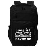 Junglist Movement Jungle Drum And Bass Music Design Impact Tech Backpack