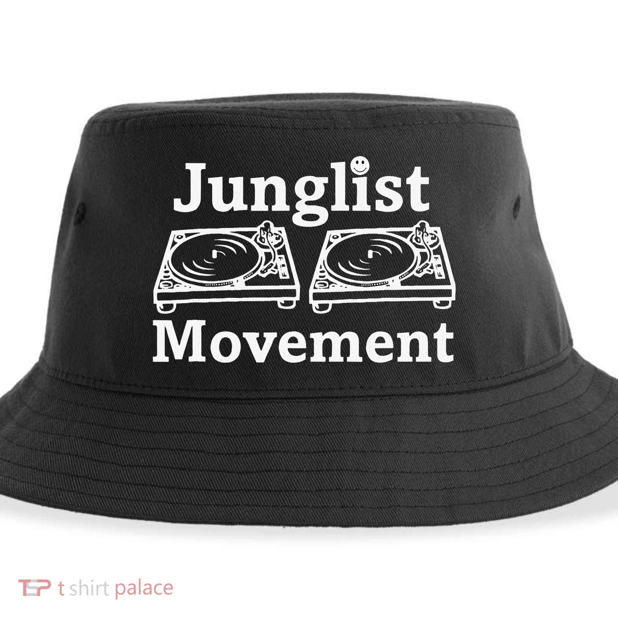 Junglist Movement Jungle Drum And Bass Music Design Sustainable Bucket Hat