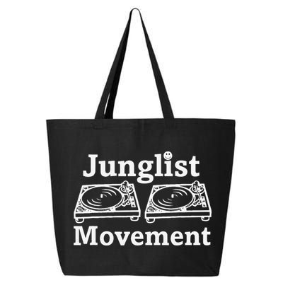 Junglist Movement Jungle Drum And Bass Music Design 25L Jumbo Tote