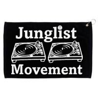 Junglist Movement Jungle Drum And Bass Music Design Grommeted Golf Towel
