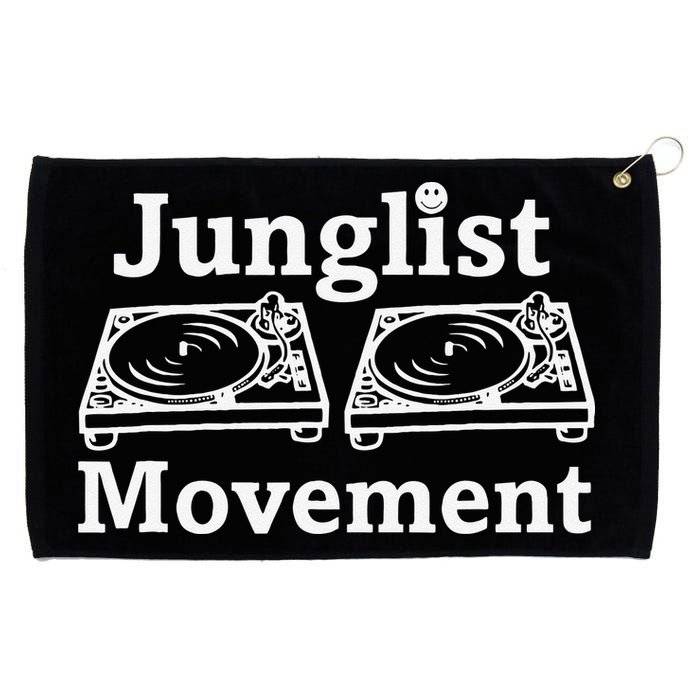 Junglist Movement Jungle Drum And Bass Music Design Grommeted Golf Towel