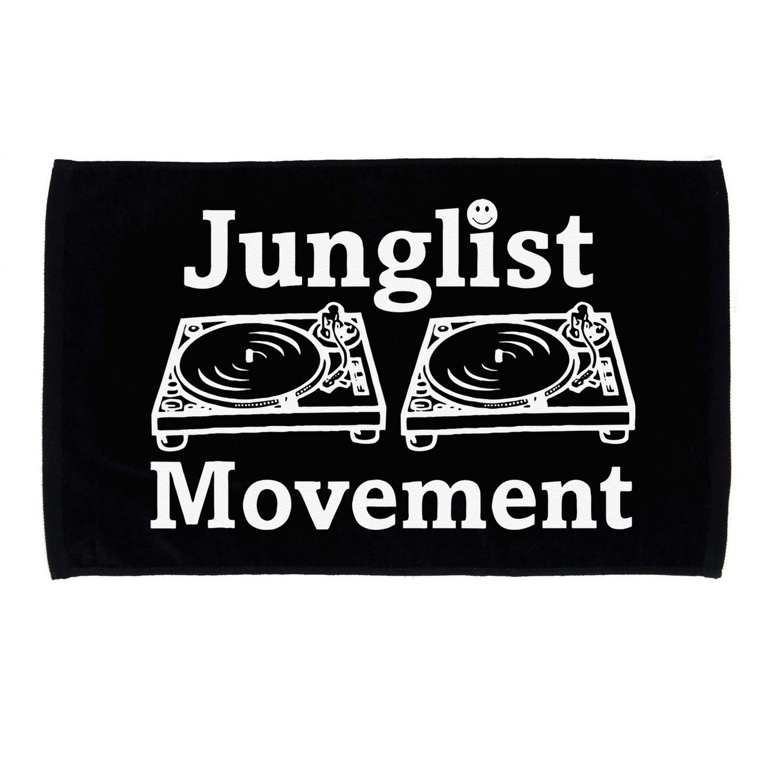 Junglist Movement Jungle Drum And Bass Music Design Microfiber Hand Towel