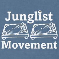 Junglist Movement Jungle Drum And Bass Music Design Garment-Dyed Sweatshirt