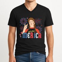 Joe Merica Joe 4th Of July V-Neck T-Shirt