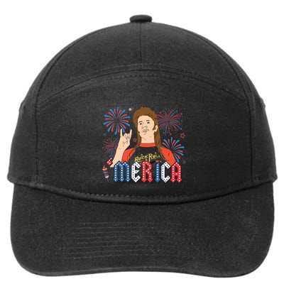 Joe Merica Joe 4th Of July 7-Panel Snapback Hat