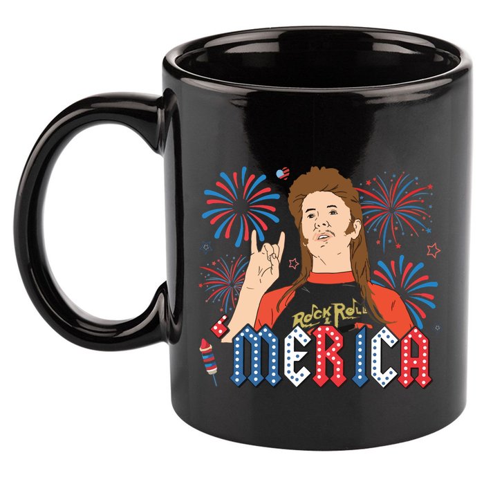 Joe Merica Joe 4th Of July 11oz C Handle Ceramic Mug