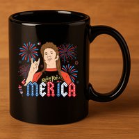 Joe Merica Joe 4th Of July 11oz C Handle Ceramic Mug