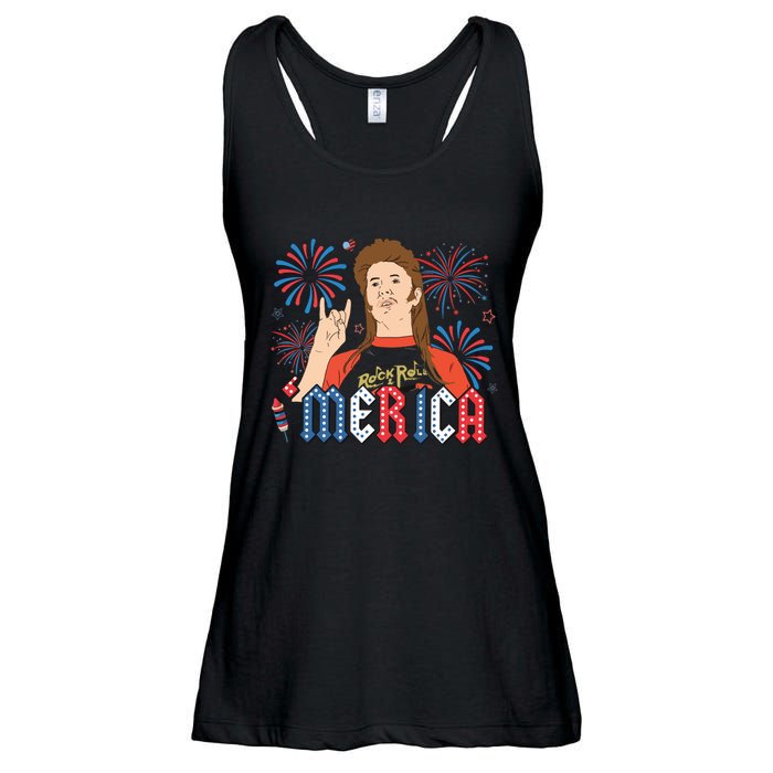 Joe Merica Joe 4th Of July Ladies Essential Flowy Tank