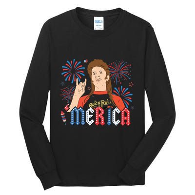 Joe Merica Joe 4th Of July Tall Long Sleeve T-Shirt