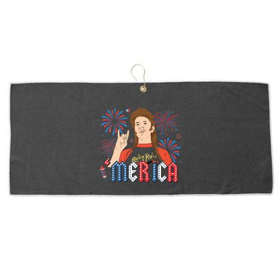 Joe Merica Joe 4th Of July Large Microfiber Waffle Golf Towel