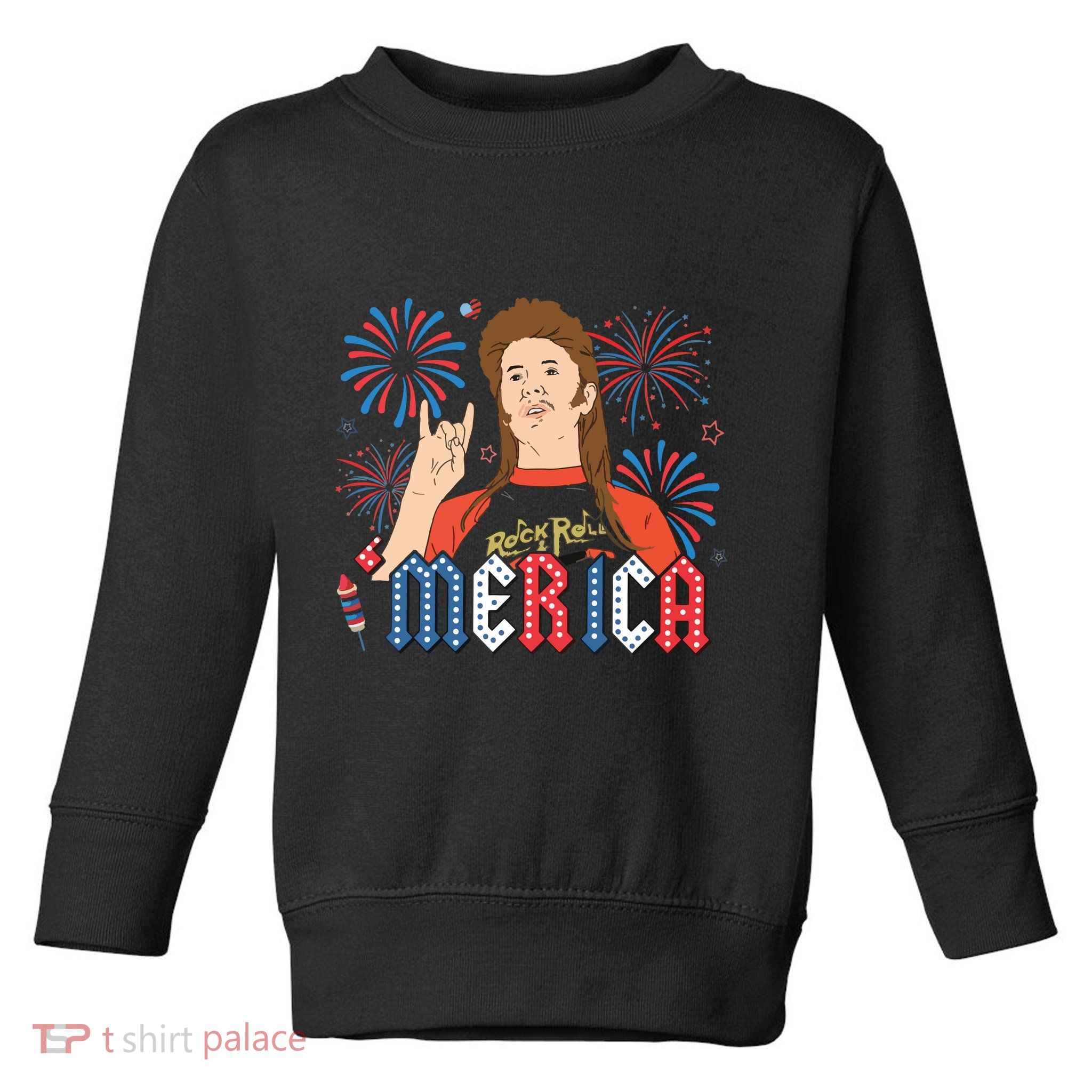 Joe Merica Joe 4th Of July Toddler Sweatshirt