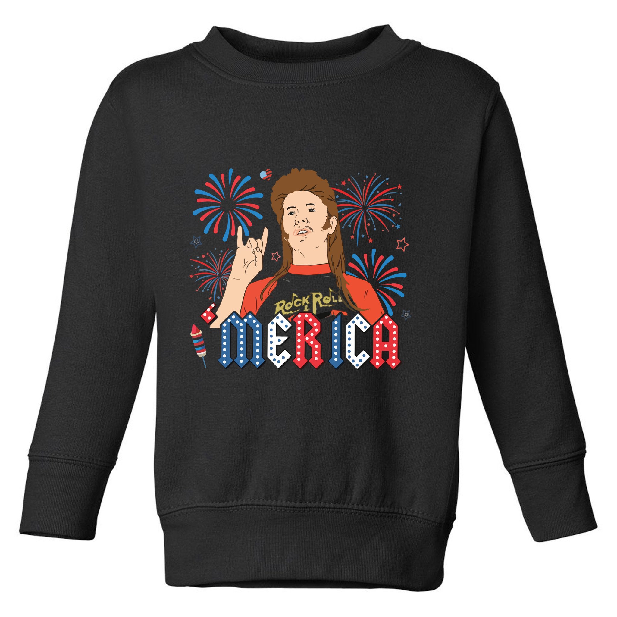 Joe Merica Joe 4th Of July Toddler Sweatshirt
