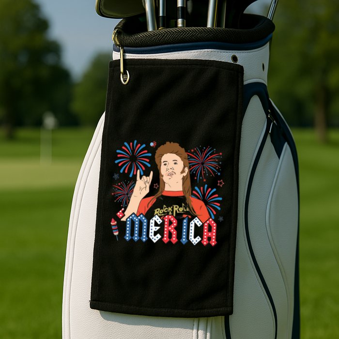 Joe Merica Joe 4th Of July Golf Towel