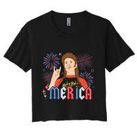 Joe Merica Joe 4th Of July Crop Top