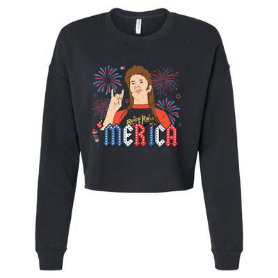 Joe Merica Joe 4th Of July Cropped Pullover Crew