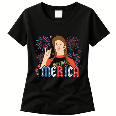 Joe Merica Joe 4th Of July Womens T-Shirt