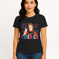 Joe Merica Joe 4th Of July Womens T-Shirt