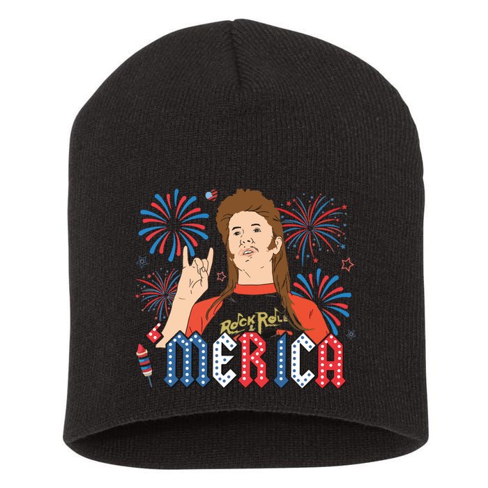 Joe Merica Joe 4th Of July Short Acrylic Beanie