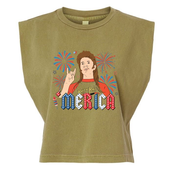 Joe Merica Joe 4th Of July Garment-Dyed Women's Muscle Tee