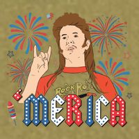 Joe Merica Joe 4th Of July Garment-Dyed Women's Muscle Tee