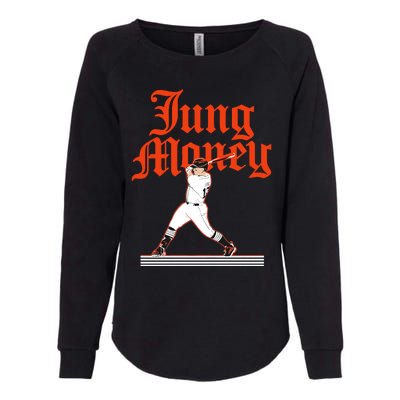 Jung Money Womens California Wash Sweatshirt