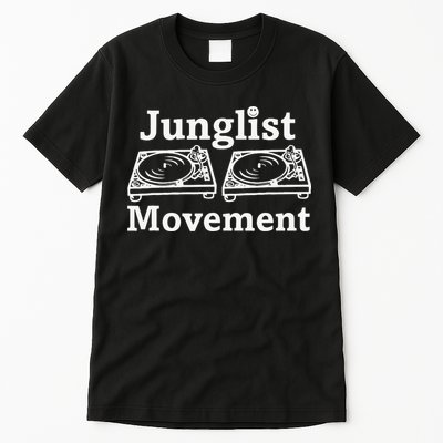 Junglist Movement Jungle Drum And Bass Music Design Tall T-Shirt
