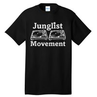 Junglist Movement Jungle Drum And Bass Music Design Tall T-Shirt