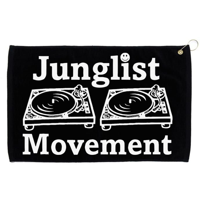 Junglist Movement Jungle Drum And Bass Music Design Grommeted Golf Towel