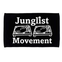 Junglist Movement Jungle Drum And Bass Music Design Microfiber Hand Towel