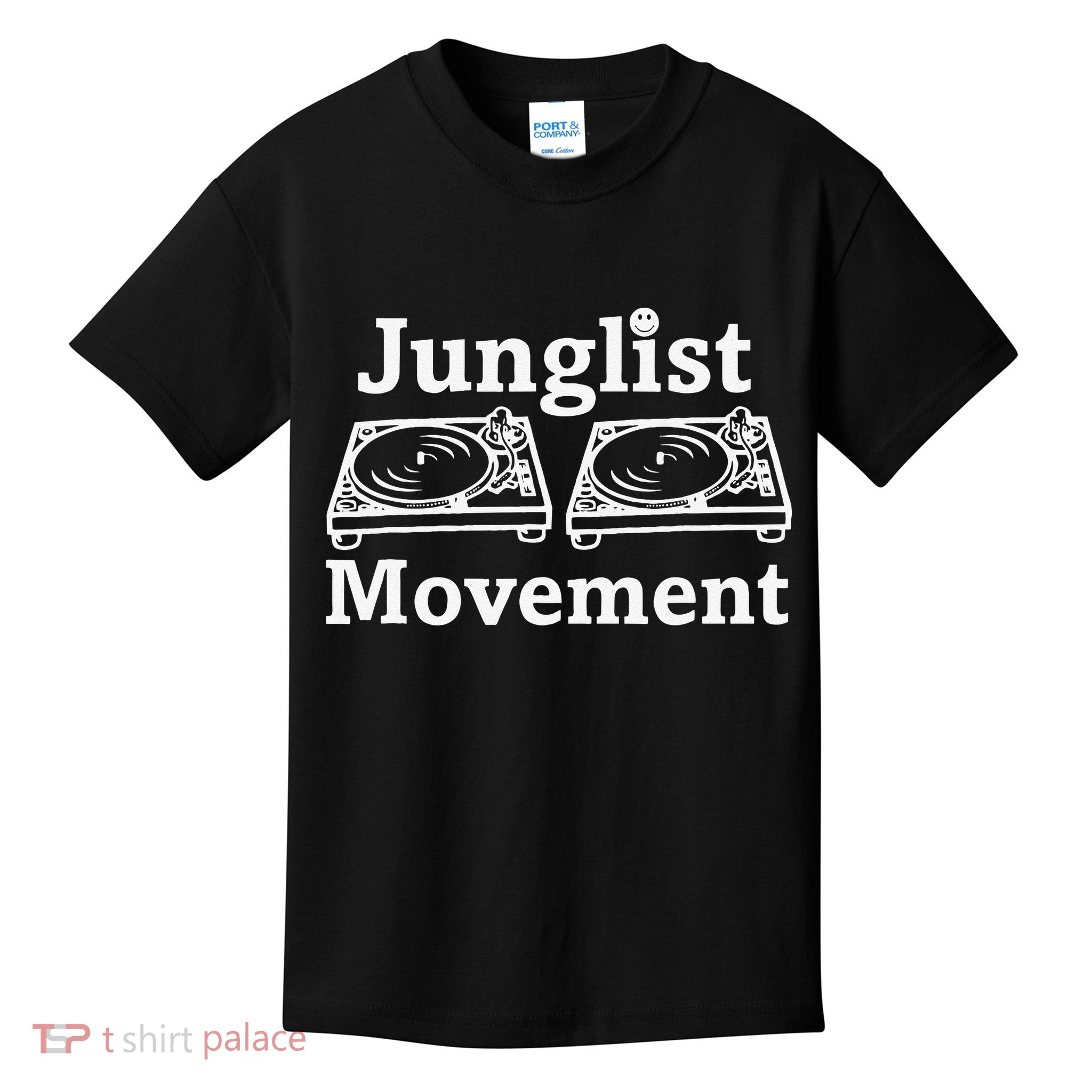 Junglist Movement Jungle Drum And Bass Music Design Kids T-Shirt