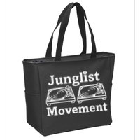Junglist Movement Jungle Drum And Bass Music Design Zip Tote Bag