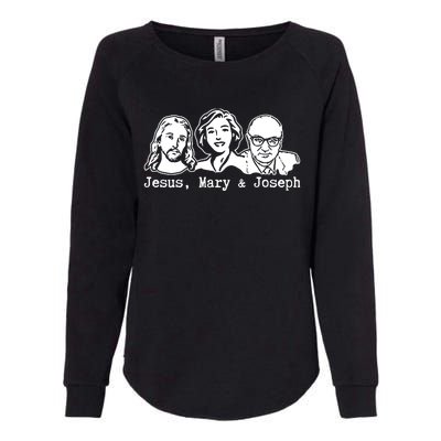 Jesus Mary & Joseph Womens California Wash Sweatshirt