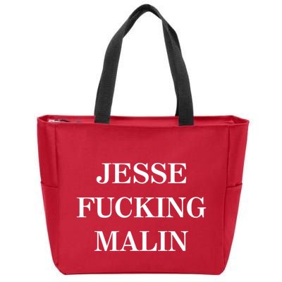 Jesse Malin Jesse Fucking Malin Zip Tote Bag