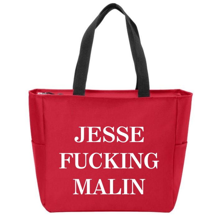 Jesse Malin Jesse Fucking Malin Zip Tote Bag