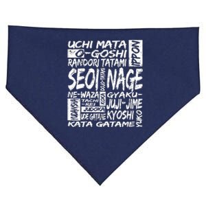 JUDOKA MASTER JUDO FIGHTER TECHNIQUES GIFT USA-Made Doggie Bandana