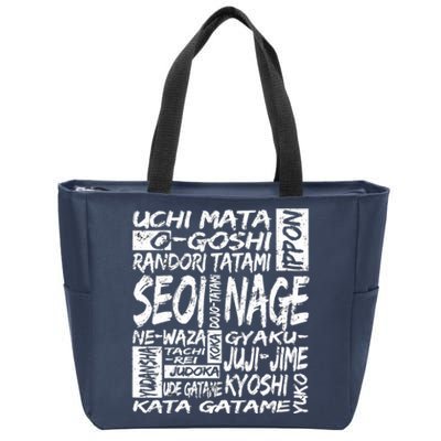 JUDOKA MASTER JUDO FIGHTER TECHNIQUES GIFT Zip Tote Bag