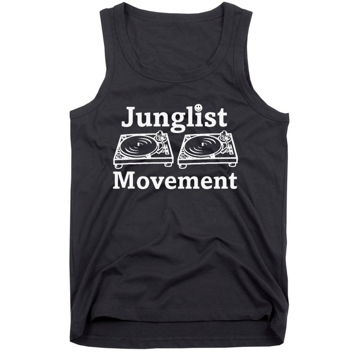 Junglist Movement Jungle Drum And Bass Music Design Tank Top