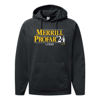 Jackson Merrill Jurickson Profar 24 San Diego Baseball Performance Fleece Hoodie