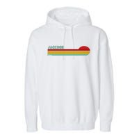 Jackson Michigan Garment-Dyed Fleece Hoodie