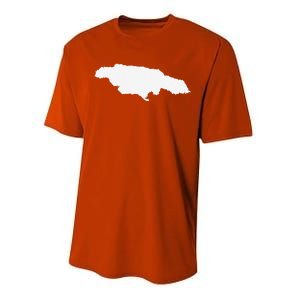 Jamaica Map Performance Sprint T-Shirt