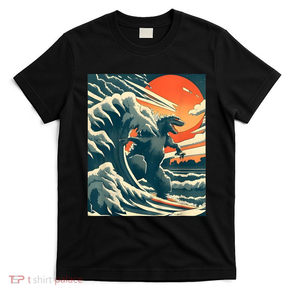 Japanese Monster Kaiju Funny Art T-Shirt