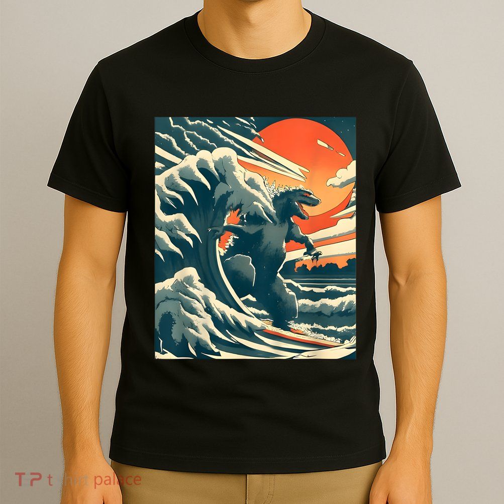 Japanese Monster Kaiju Funny Art T-Shirt