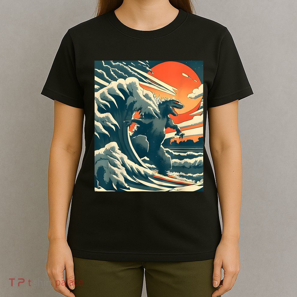 Japanese Monster Kaiju Funny Art T-Shirt